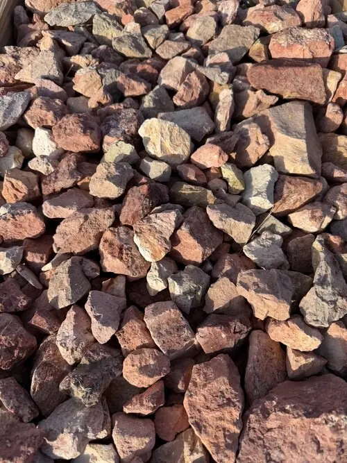 2 to 4 inch Frozen Yogurt landscape rock, close up