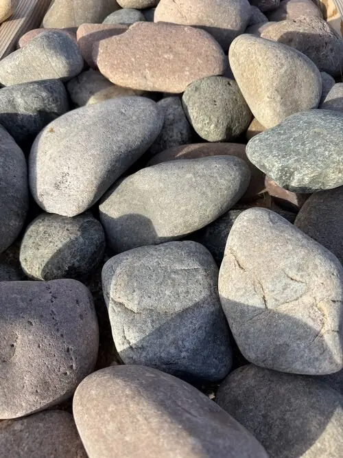 4 to 10 inch Big Bold Beautiful landscape rock, close up